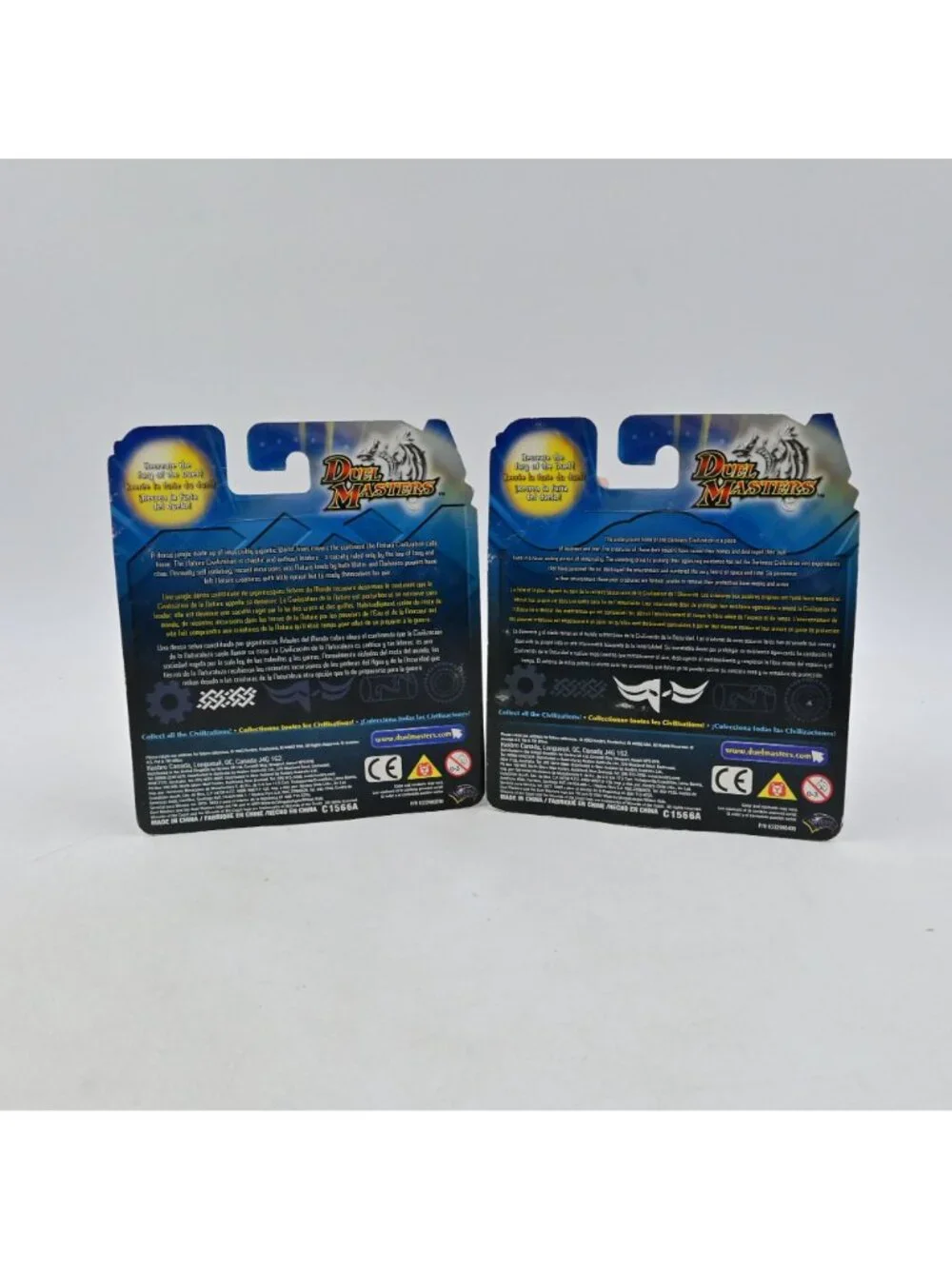 Hasbro Duel Masters Mini Figures Lot of 2 Deathblade Beetle Deathliger Sealed